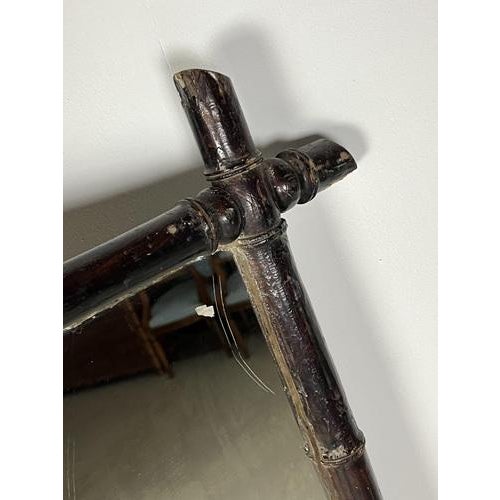 Faux Bamboo Mirror, 1890s For Sale - Image 11 of 15