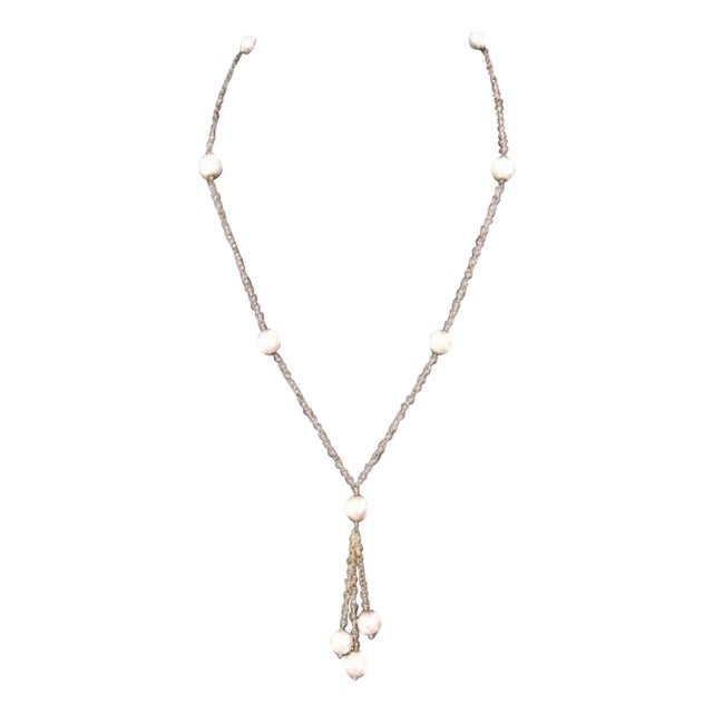 Akoya Pearl Necklace 14 Karat Gold Women Certified For Sale
