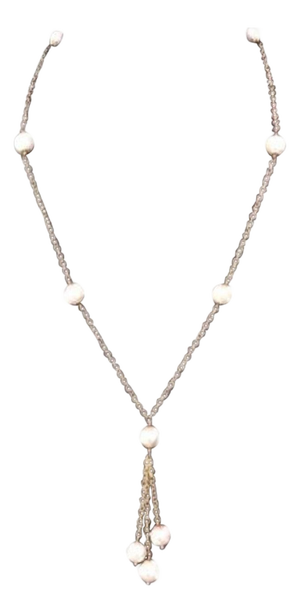 Akoya Pearl Necklace 14 Karat Gold Women Certified