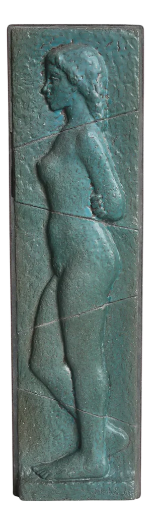 Large Stoneware Wall Relief by Niels Jakob Eriksen, 1965