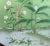 Hand Painted Green Chinoiserie Floral & Bird Mural Panels (5-Piece Set) For Sale - Image 6 of 6