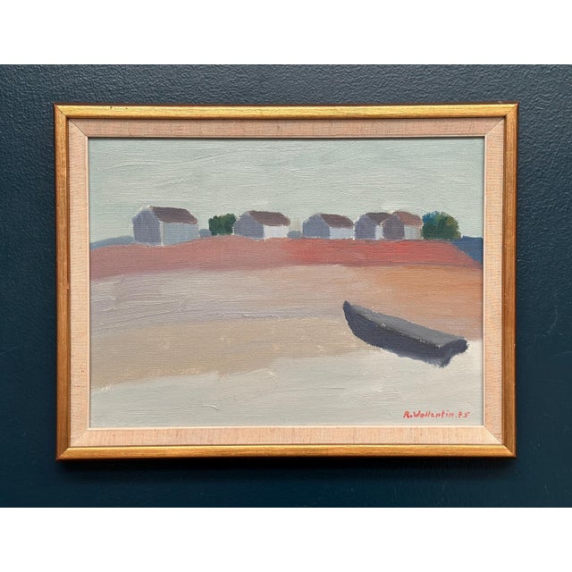 Raymond Wallentin, Byxelkrok, 1975, Oil & Oil on Canvas, Framed For Sale - Image 7 of 18