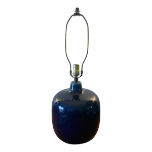 Mid 20th Century Lotte & Gunnar Bostlund Danish Modern Cobalt Blue Lamp