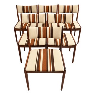 Vintage Danish Dining Chairs by Johannes Andersen for Uldum Møbelfabrik, 1960s, Set of 6 For Sale