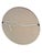 Brown 1940 Ovel Fruitwood Mirror New Glass. For Sale - Image 8 of 9
