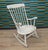 Shabby Chic White Rocking Chair, 1970s For Sale - Image 3 of 10