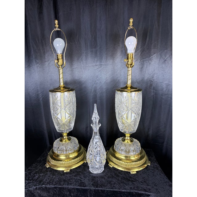 Some lamps merely light a room; these rewrite its entire atmosphere. Dating from the peak of 1970s Hollywood Regency...