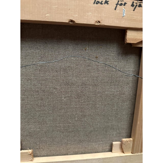B. Högsk, Yellow Rose, 1960s, Oil on Canvas, Framed For Sale - Image 10 of 12