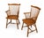 Traditional Pair of Vintage Stickley Windsor Armchairs For Sale - Image 3 of 8