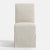 Cloth & Company Stoffer Home x Cloth & Company Lindy Slipcover Dining Chair in Relaxed Linen Zinc For Sale - Image 4 of 6