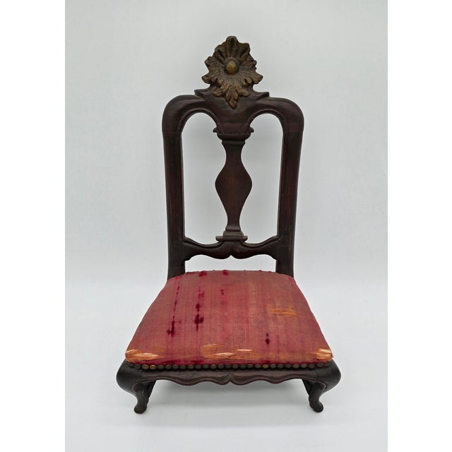 Please note the dimensions. This is a miniature salesman sample size Description: Carved accents Salesman sample -...