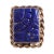 This is part of Chairish’s Fine Jewelry assortment. Vintage carved lapis 14KY ring, circa 1955. This 14 karat yellow gold...