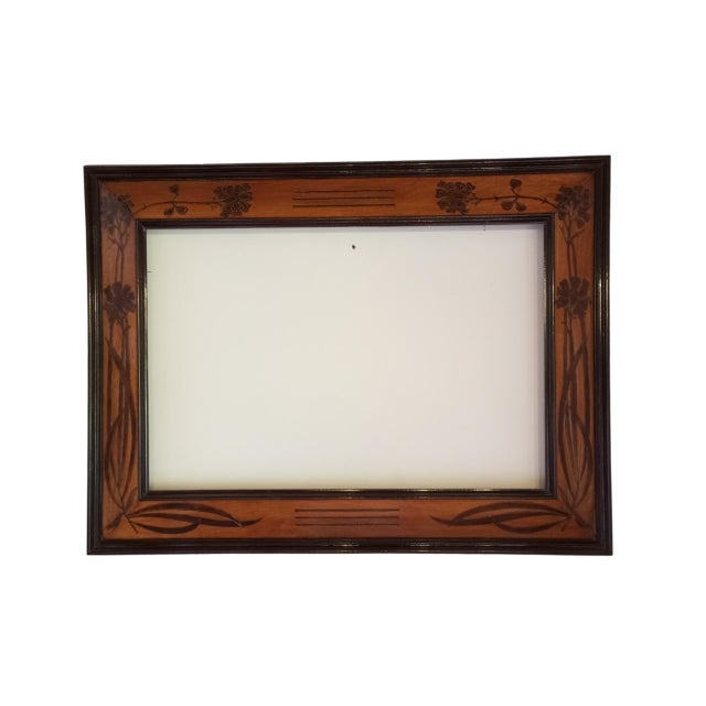Austrian Viennese Secession Veneered Wood Frame, 1890s For Sale - Image 18 of 18
