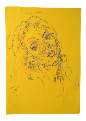 Ant Pearce "Kate #7 #5" 2016 Abstract Mixed Media Portrait