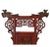 Chinese Late 19th Century Antique Chinese Open Carved Red Lacquered Wash Basin Stand For Sale - Image 3 of 10