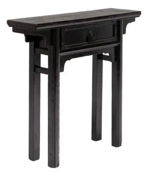 Chinese Beveled Leg Incense Table, C. 1890