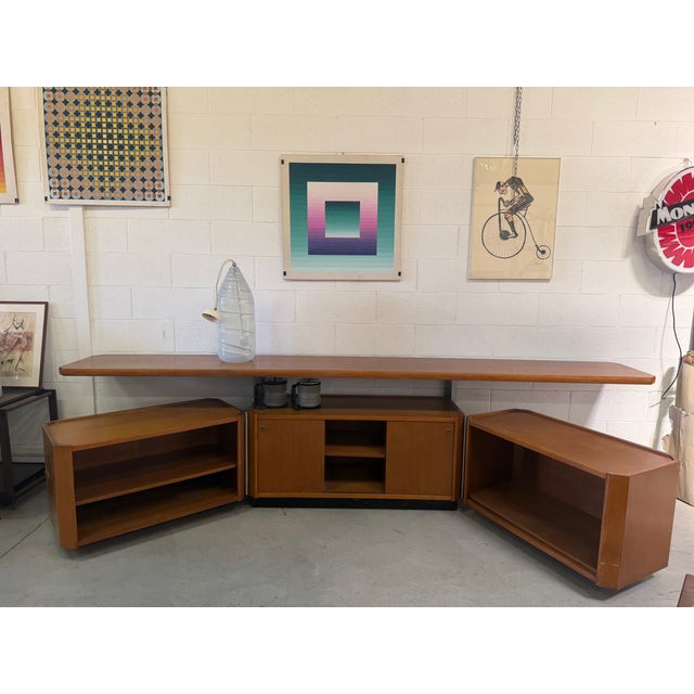 1960s MG14 Modular Bookcase or Sideboard by Osvaldo Borsani for Tecno, 1960, Set of 3 For Sale - Image 5 of 12