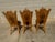 Wood 1990s Mackenzie Childs Vivaldi Ajiro Chairs Set of 6 For Sale - Image 7 of 11