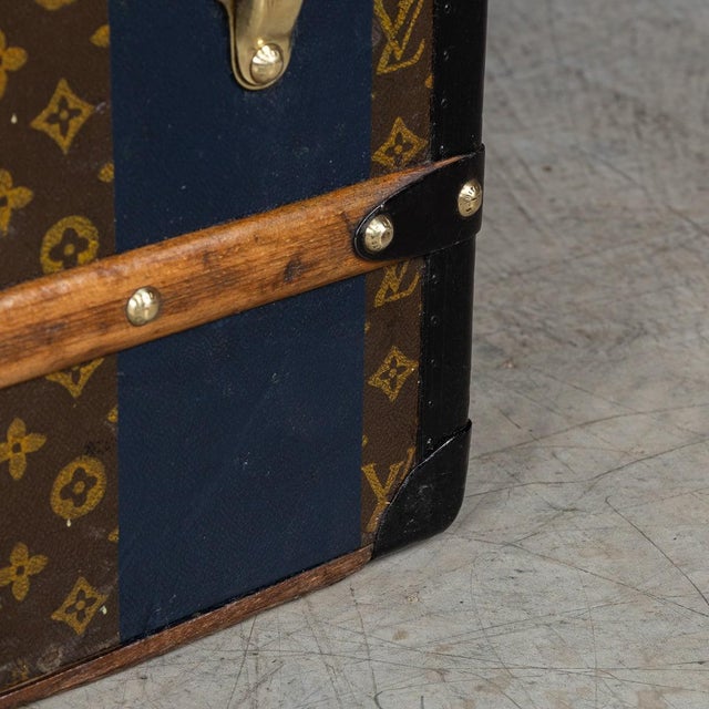 Antique 20th Century Cabin Trunk in Monogram Canvas from Louis Vuitton, France, 1920 For Sale - Image 9 of 18