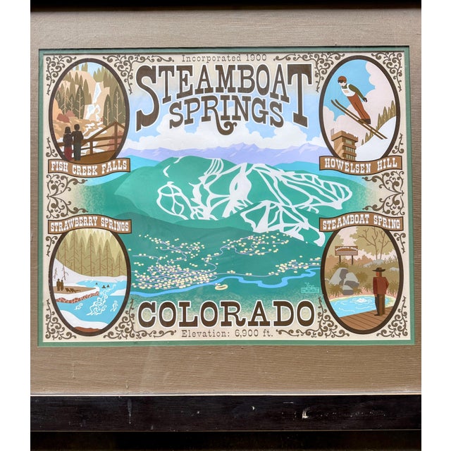Wood Steamboat Springs Framed Print by Steve Lowtwait For Sale - Image 7 of 12