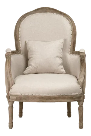 Woodview Arm Chair in Beige