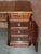 Restored 19th Century Antique Russian Mahogany & Gilt Metal Partner Desk With Leather Armchair For Sale - Image 9 of 12