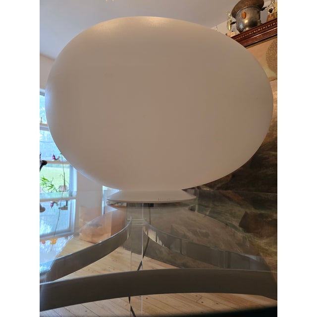 Plastic Italian Designer Signed Foscarini Gregg Egg Lamp For Sale - Image 7 of 10