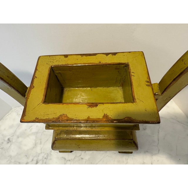 Vintage Asian Planter in Wood For Sale - Image 4 of 8