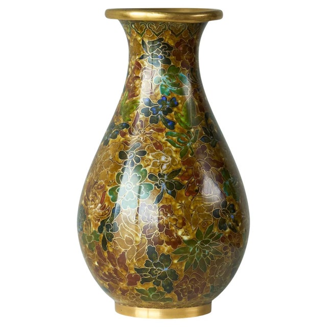 Vintage Vase in Cloisonné, 1940s For Sale - Image 12 of 12