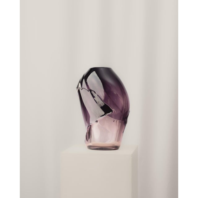 1990s Murano Glass Vase from Paolo Crepax, 1990 For Sale - Image 5 of 5