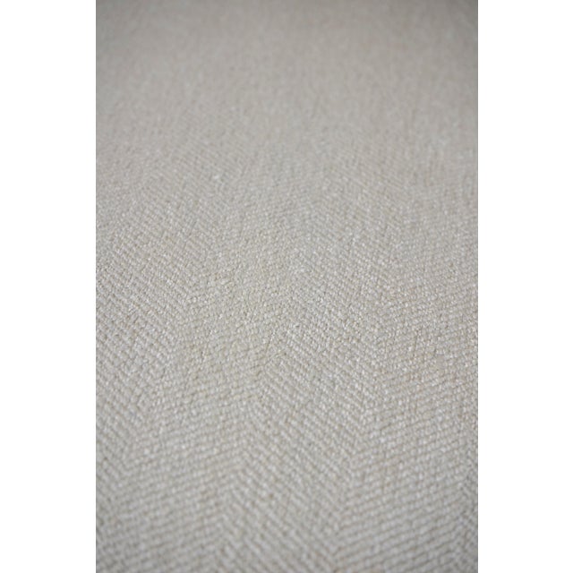 Ethan Allen Wicker Club Chair W. Cushions For Sale - Image 9 of 12