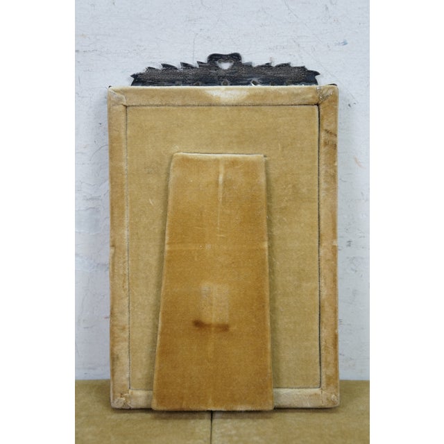 Antique Victorian JDWD James William Deakin Sterling Silver Picture Photo Frame For Sale - Image 9 of 12