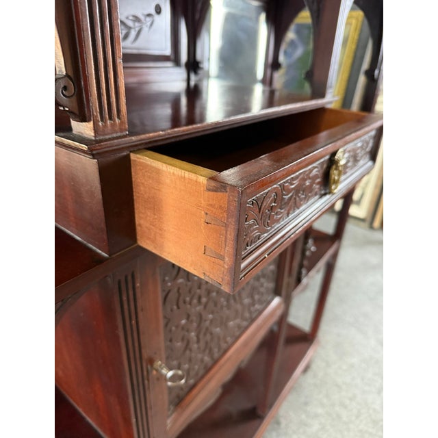 Brown Circa 1885 Mahogany Display Stand Étagère For Sale - Image 8 of 14