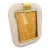 1990s Barovier Style Art Deco White and Gold Murano Glass Picture Frame For Sale
