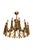 Metal Brass Chandelier by Gaetano Sciolari, 1960s For Sale - Image 7 of 13
