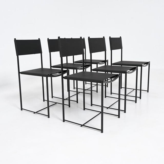 Spaghetti Chairs by G. Belotti for Alias, 1970s, Set of 6 For Sale - Image 16 of 18