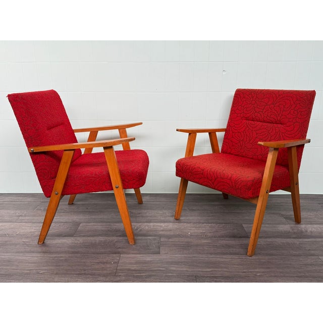 Vintage Italian Armchairs, 1950s, Set of 2 For Sale - Image 10 of 10