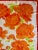 Orange HERMES Les PIVOINES orange scarf, first published in 1970 and reissued in 1990 France For Sale - Image 8 of 10