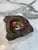 Hand-Carved Multicolor Marble Ashtray With Natural Raw Edge For Sale In Los Angeles - Image 6 of 6