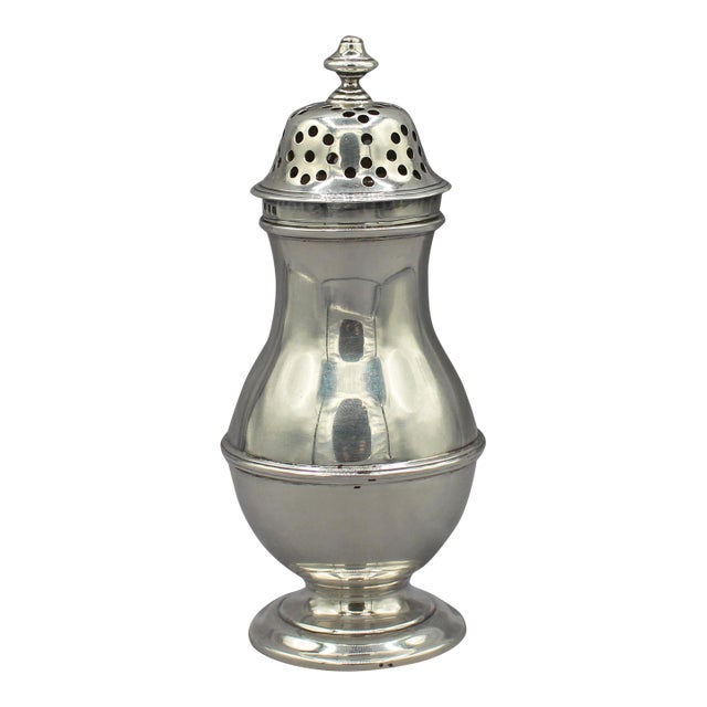 1912 London Sterling Silver Muffineer for Pairpoint Brothers For Sale