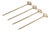 Evil Eye 4-Piece Set Cocktail Picks, Gold For Sale