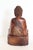 LRG 16" Hand-Carved Hardwood Meditative Buddha Statue For Sale - Image 9 of 11