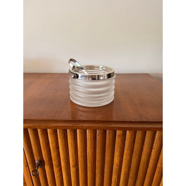 Arnolfo di Cambio 1970s Space Age "Onde" Series Crystal Ice Bucket, Sergio Asti, Arnolfo Di Cambio For Sale - Image 4 of 6