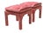 Hollywood Regency 1980s Pair Pink Bunny Williams Style Benches/Ottomans in Brunschwig & Fils For Sale - Image 3 of 10