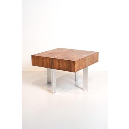 Vintage Postmodern Side Table For Sale - Image 9 of 9