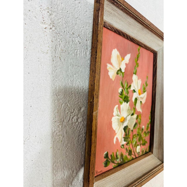 This vintage painting captures a beautifully composed botanical study with a warm, nostalgic feel. Here’s a detailed...