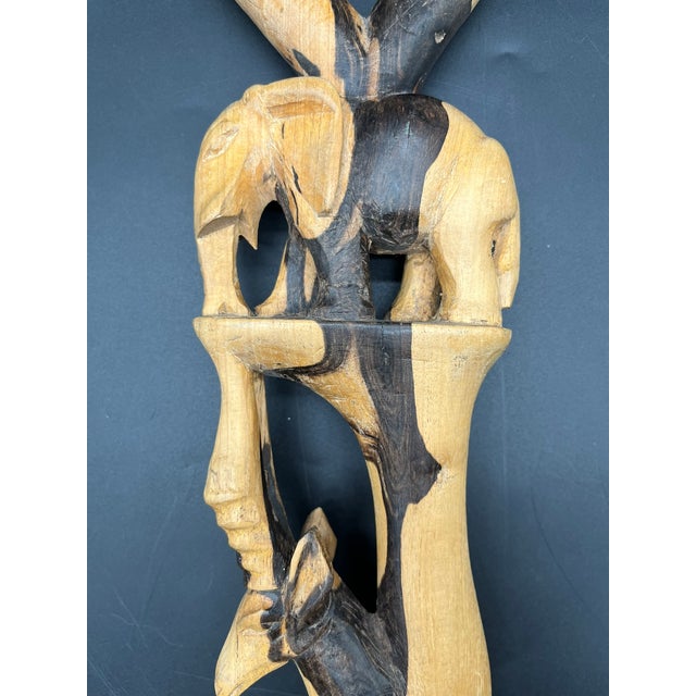 Vintage Walking Stick in Ebony For Sale - Image 5 of 11