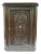 Antique Carved Wood Corner Cabinet For Sale