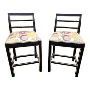 Hickory Chair Counter Height Stools- Set of 2