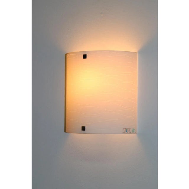 Glass 1990s Modern Murano Glass Wall Lamp For Sale - Image 7 of 9